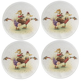 Hermia Salvamanteles Individuales Multicolor (4 Piezas)